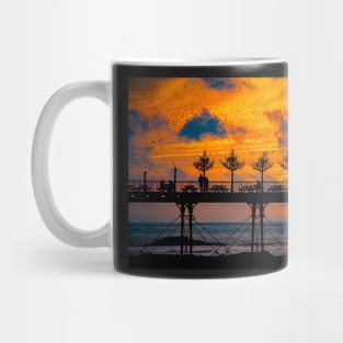 Pier, Sunset, Murmuration - Aberystwyth Mug